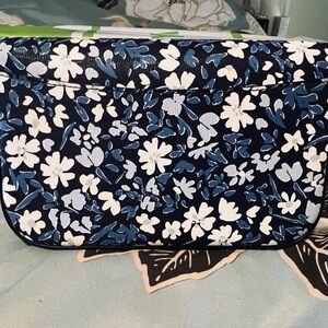 Kate Spade Blue and White Floral Shoulder Bag